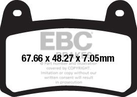 EBC FA 658HH EBC DISC PADS