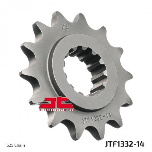 JT SPROCKETS FRONT STEEL 14T, 525 JTF133214