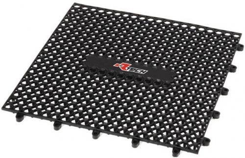 RTECH RUBBER MODULAR CARPET - BLACK