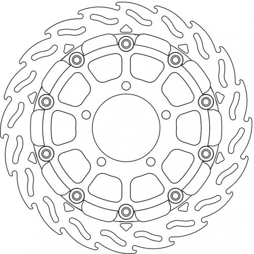 MOTO MASTER 112091, FLAME 5,5MM RACING SERIES