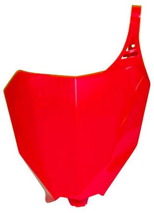 RTECH FRONT NUMBER PLATE HONDA RED 565210192