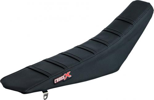 CROSS X SEAT COVER, BLACK/BLACK/BLACK (STRIPES) M1113BBB