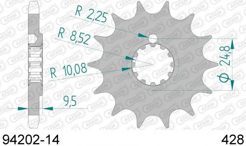AFAM FRONT 14T, 428 AF19420214