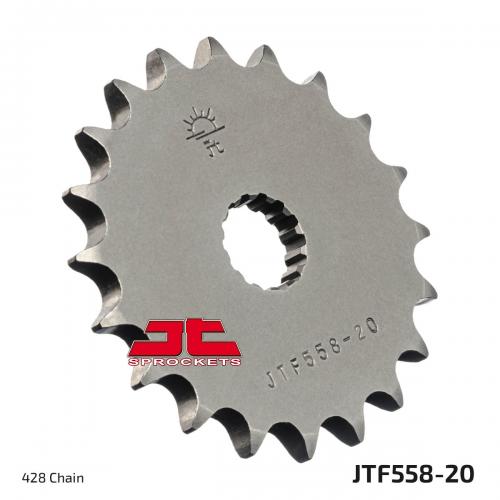 JT SPROCKETS FRONT STEEL 20T, 428 JTF055820