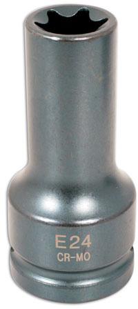 LASER TOOLS IMPACT STAR SOCKET 3/4"D E24