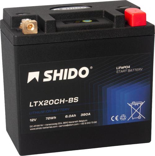 SHIDO SHIDO LTX20CH-BS LITHIUM ION YTX20CH-BS