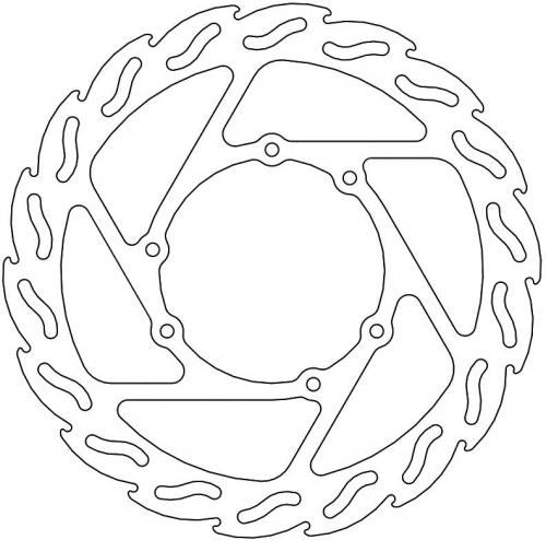 MOTO MASTER 110645, FLAME FIXED DISC 260