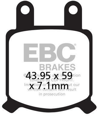 EBC FA 76V EBC SEMI SINTERED DISC PADS
