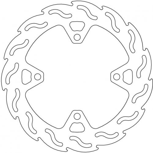 MOTO MASTER 110305, FLAME FIXED DISC 250
