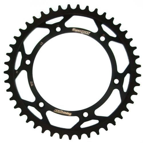 SUPERSPROX SUPERSPROX REAR STEEL 45T, BLACK, 520 SU4151245B