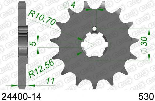 AFAM FRONT 14T, 530 AF12440014