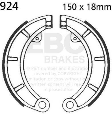 EBC 924 EBC BRAKE SHOES
