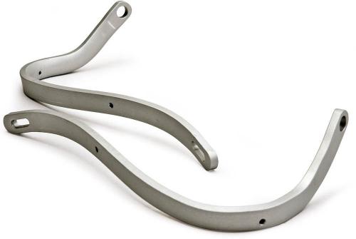 RTECH COUPLE ALU BARS FOR GLAD HANDGUARD SILVER