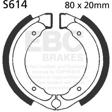 EBC S614 EBC BRAKE SHOES