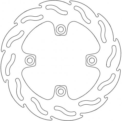 MOTO MASTER 110282, FLAME FIXED DISC 196