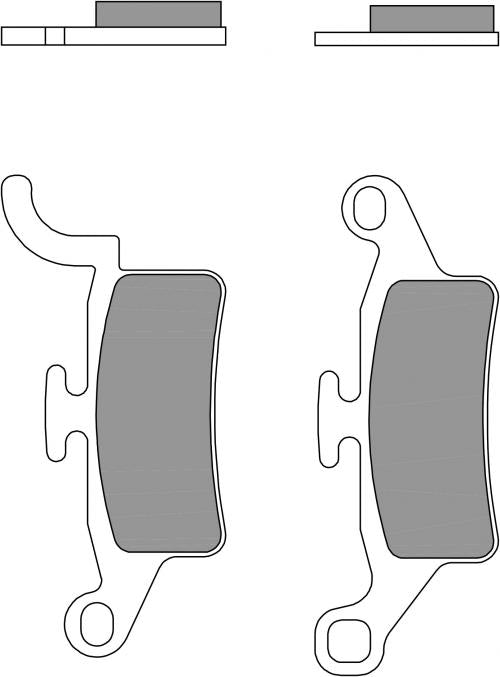BREMBO 07093CC BRAKE PADS ORGANIC