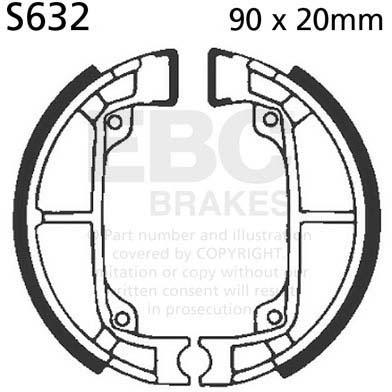 EBC S632 EBC BRAKE SHOES