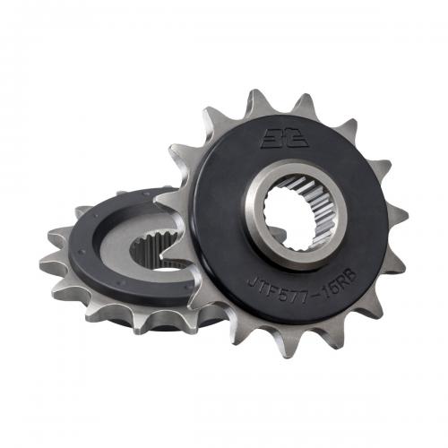 JT SPROCKETS FRONT STEEL 15T RB, 520 JTF057715R