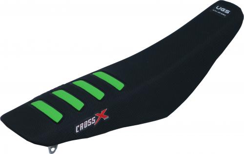 CROSS X UGS SEAT COVER, BLACK/GREEN (COLOR WAVE) UFM2202BG