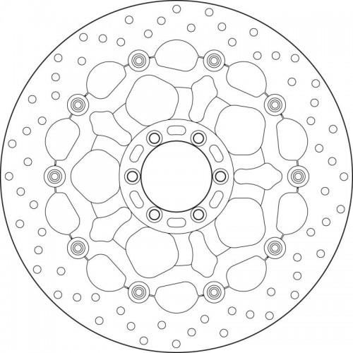 BREMBO BRAKE DISC, 108200384