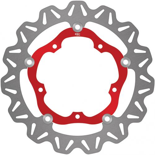 EBC BRAKE DISC VR2119RED EBC FLOATING DISC RED HUB