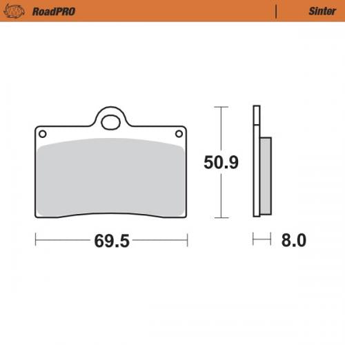 MOTO MASTER 402001, BRAKE PADS SINTER