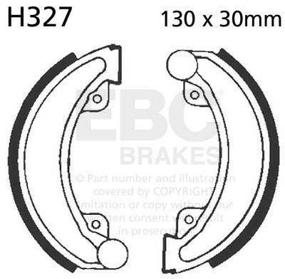 EBC H327 EBC BRAKE SHOES