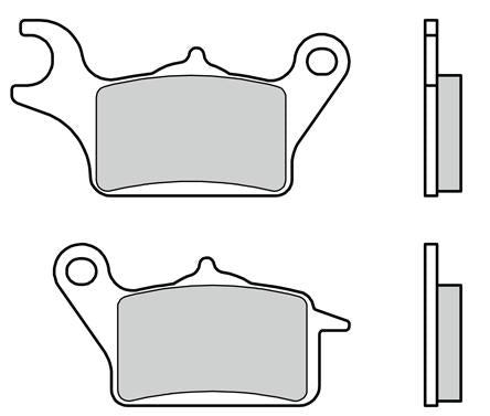 BREMBO BRAKE PADS 07111CC BRAKE PADS ORGANICSCOOTER