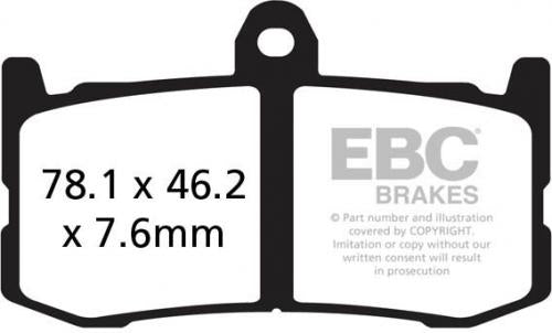 EBC GPFAX491HH EBC RACE USE ONLY DISC PADS