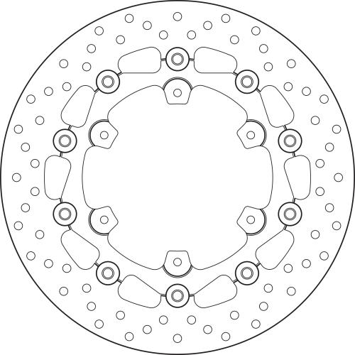 BREMBO BRAKE DISC, 78B408A5