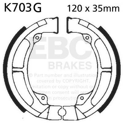 EBC K703G EBC BRAKE SHOES