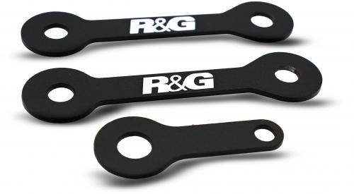 R&G REAR FOOTREST PLATES (PAIR) RGBLP0135BK