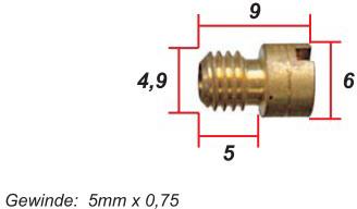KEYSTER MAIN JET #100 MIKUNI KMM-010100
