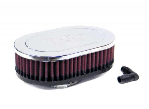 K&N UNIVERSAL FILTER CHROME RA-076V