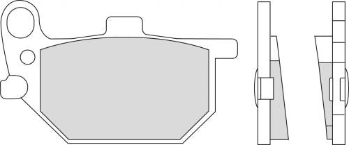 FERODO FDB184P BRAKE PADS ORGANIC