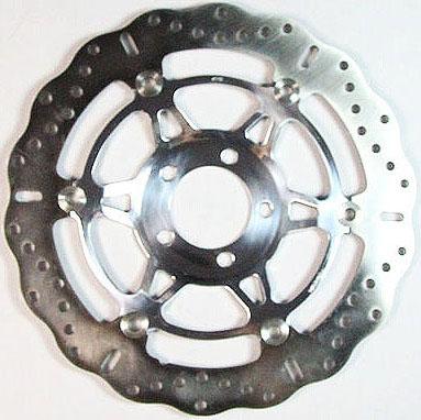 EBC BRAKE DISC MD4012CC POLISHED HUB WAVE BRAKE DISC