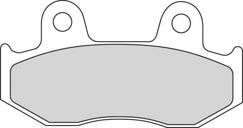 FERODO FDB2086P BRAKE PADS ORGANIC