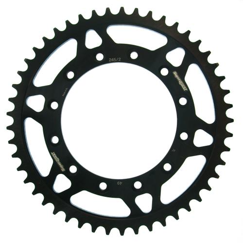 SUPERSPROX SUPERSPROX REAR STEEL 49T, BLACK, 520 SU4245249B