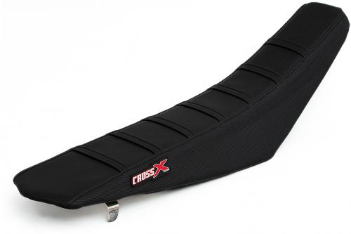 CROSS X SEAT COVER STRIPES BLACK BLACK BLACK