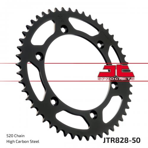 JT SPROCKETS REAR STEEL 50T, 520 JTR082850