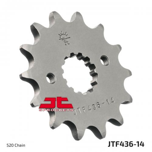 JT SPROCKETS FRONT STEEL 14T, 520 JTF043614