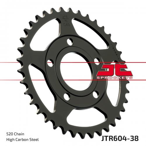 JT SPROCKETS REAR STEEL 38T, 520 JTR060438