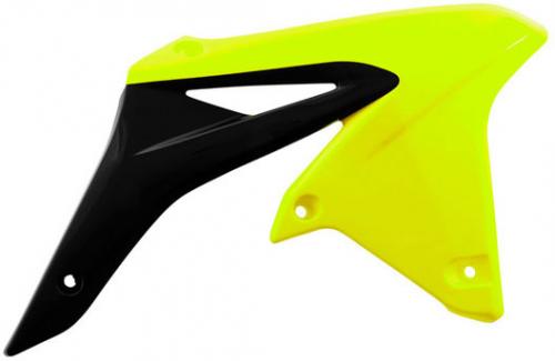 RTECH RADIATOR SCOOPS SUZUKI NEON YELLOW-BLACK 566235196