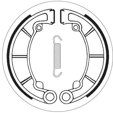 SBS 2088 BRAKE SHOES