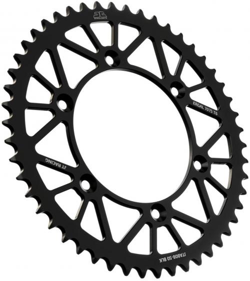 JT SPROCKETS REAR RACELITE ALU 50T BLACK, 520 JTA080850Z