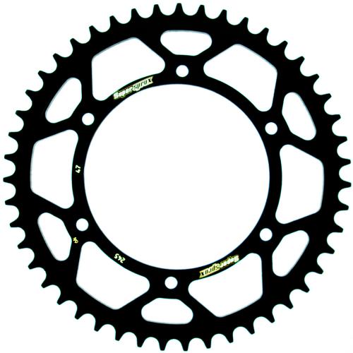 SUPERSPROX SUPERSPROX REAR STEEL 47T, BLACK, 520 SU424547B