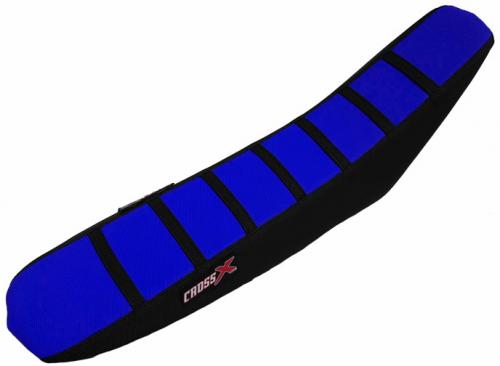 CROSS X SEAT COVER, BLUE/BLACK/BLACK (STRIPES) M4153BLBB
