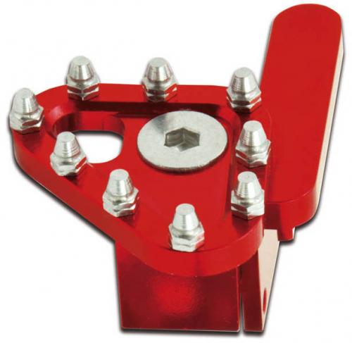 RTECH CNC BRAKE PEDAL REPL TIP RED
