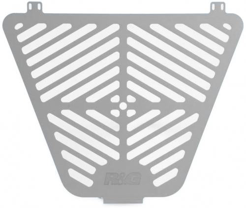 R&G OIL COOLER GUARD, BRUSHED ALUMINUM 41585192