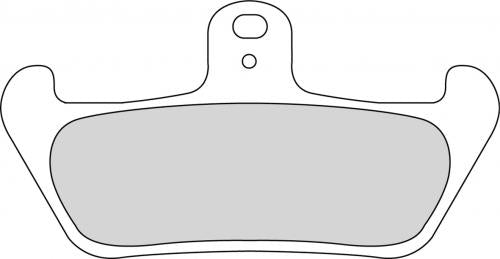 FERODO FDB529P BRAKE PADS ORGANIC